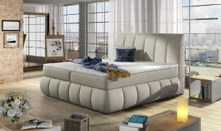 Postel Vincenzo Boxspring 140x200 cm - Orinoco 21 (barva potahu)