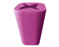 Kelímek na kartáčky a pastu - MONACO - plastic + rubber - purple