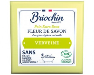 Briochin Fleur de savon Tuhé mýdlo MINI - mléko a verbena, 50g