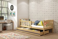 Dětská postel KUBUS 1 80x160 cm, borovice/grafitová