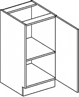 D40P dolní skříňka jednodvéřová COSTA