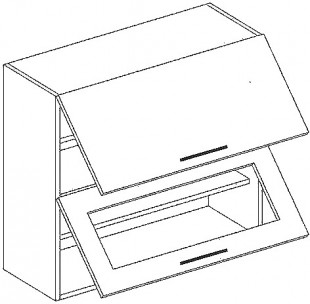 W80SP horní skříňka výklopná GOBI