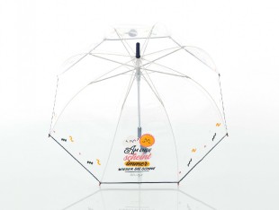 Kids Lang AC Transparent SUNSHINE - průhledný dětský holový deštník