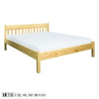 Dřevěná postel 120x200 LK116