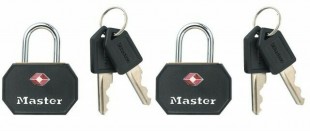 MASTER LOCK Visací zámek 2x30mm TSA