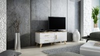 TV stolek Lotta, 120 cm 1D2S, bílá