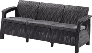 CORFU LOVE SEAT MAX - grafit