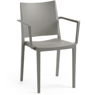 Křeslo MOSK ARMCHAIR - šedá