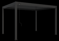 Bioklimatická pergola INTRO NEO 4x3 m, hliník - volně stojící