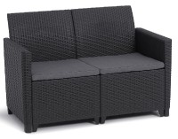 MARIE 2 SEATERS SOFA - grafit