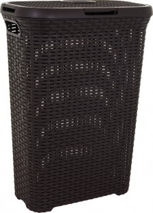 RATTAN STYLE 40L koš na prádlo - hnědý