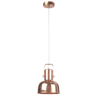 Visící lampa v retro stylu, kov, rose gold, AVIER TYP 3