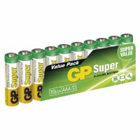 Alkalická baterie GP 1,5V AAA 10 ks