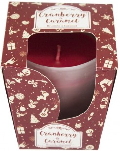 Vonná svíčka Cranberry & Caramel 100 g