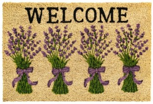 Rohožka 147 Ruco print 759 lavender welcome