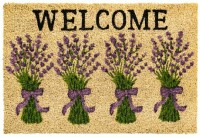 Rohožka 147 Ruco print 759 lavender welcome