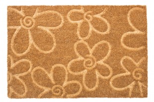 Rohožka 155 E-coco embossed 003 daisies