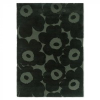 Designový vlněný koberec Marimekko Unikko zelený 132207 Brink & Campman